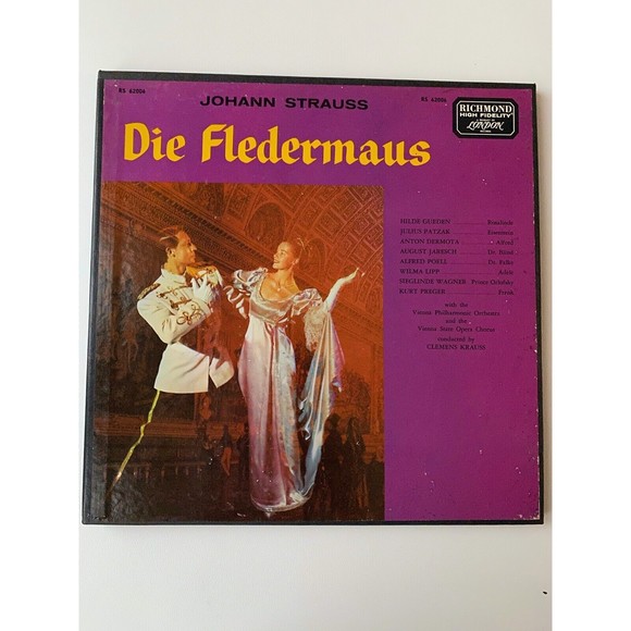 Strauss Die Fledermaus London RS 62006 Vienna Philharmonic 2 LP Box NM Opera - Picture 1 of 8